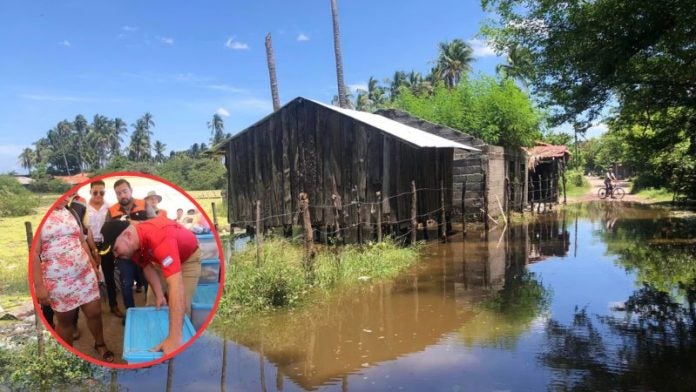 Intervienen Cedeño marejadas