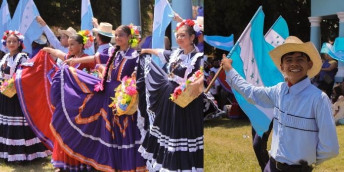 Cuadro de danzas en El Progreso