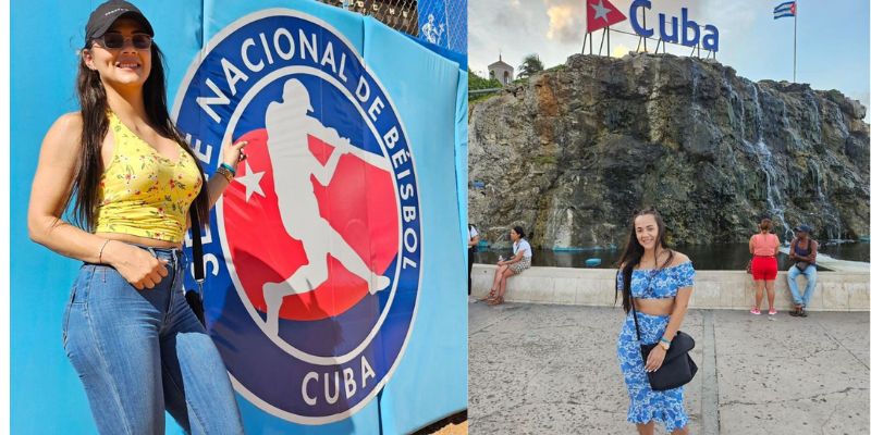 sabel Zambrano visita lugares históricos del deporte en Cuba