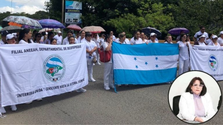 protestas de enfermeras