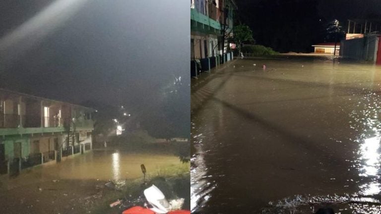 Inundaciones en Marcala