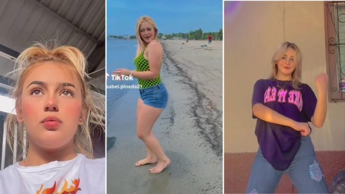 hondureña bailando en redes