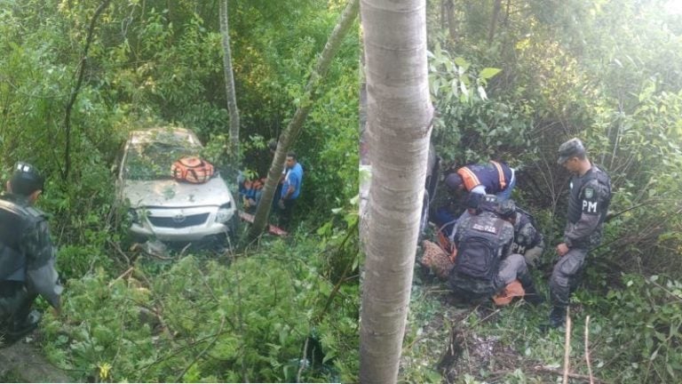 Heridos accidente Cuesta La Virgen