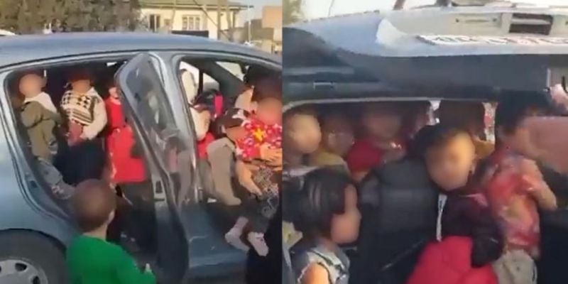 Detienen a profesora por llevar a 25 alumnos en su carro en Uzbekistán