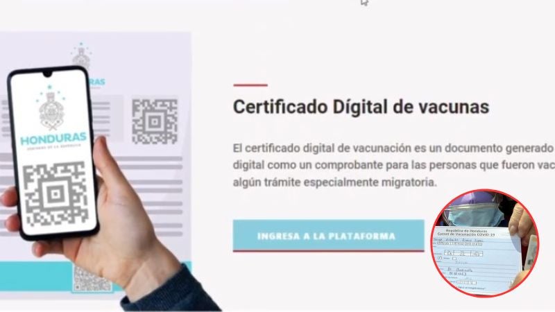 Plataforma carnet digital vacunación