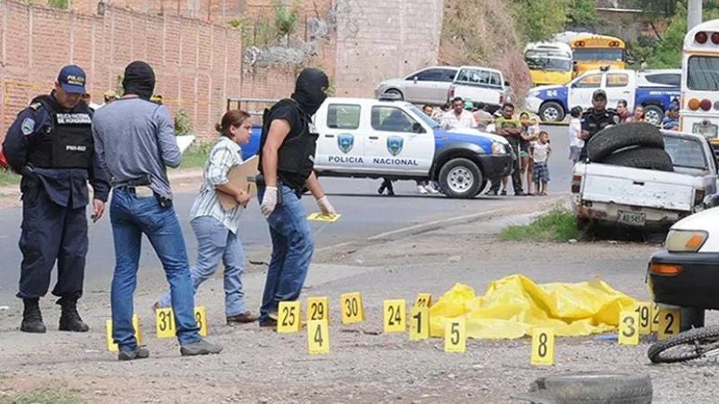 Honduras, quinto país con mayor índice criminalidad en América Latina