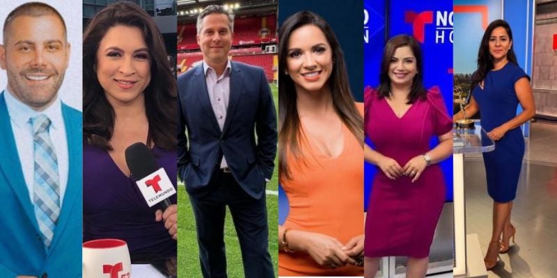 Seis hondureños brillan en la cadena internacional Telemundo