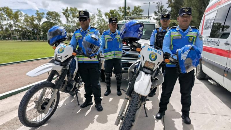 Efectivos policía Semana Morazánica