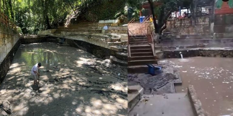 Lluvias inundan balneario de aguas termales en Gracias, Lempira