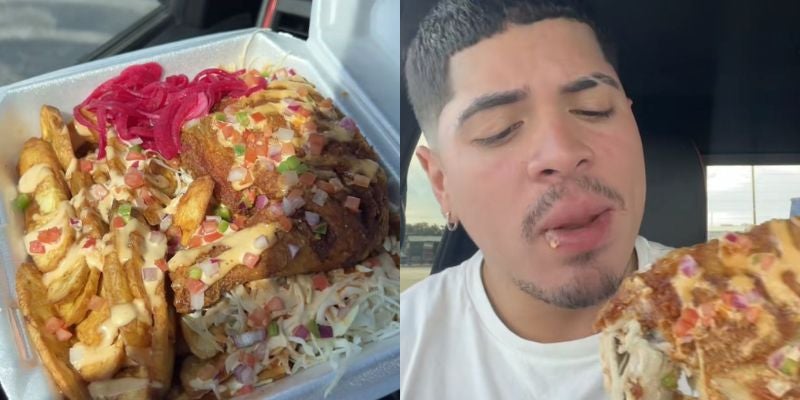Tiktoker puertorriqueño no se resiste a repetir un delicioso pollo chuco