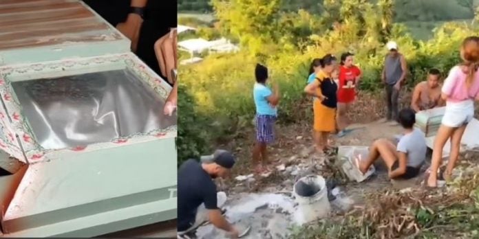 Vuelven a sepultar a bebé fue rescatado de la tumba en Santa Bárbara