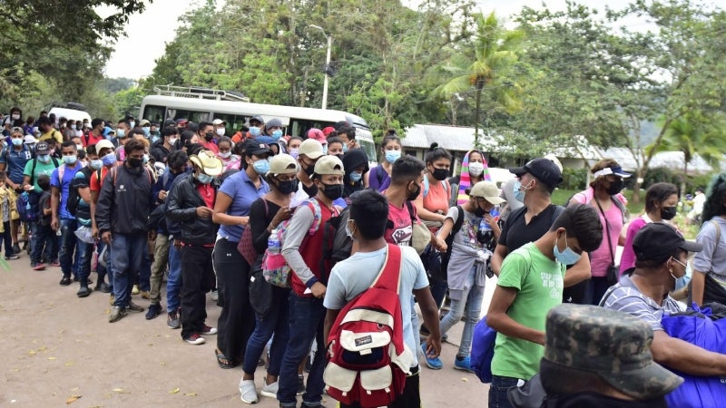 308000 migrantes han ingresado a Honduras