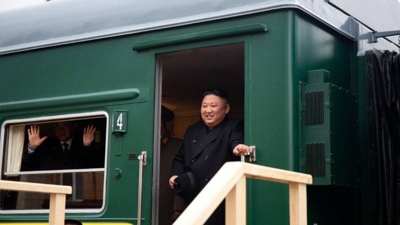 Kim Jon-un llega a Rusia en tren blindado