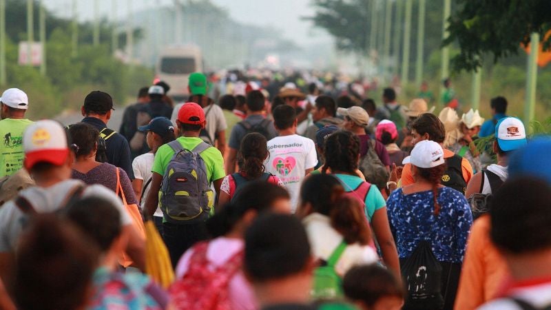 migrantes varados frontera México