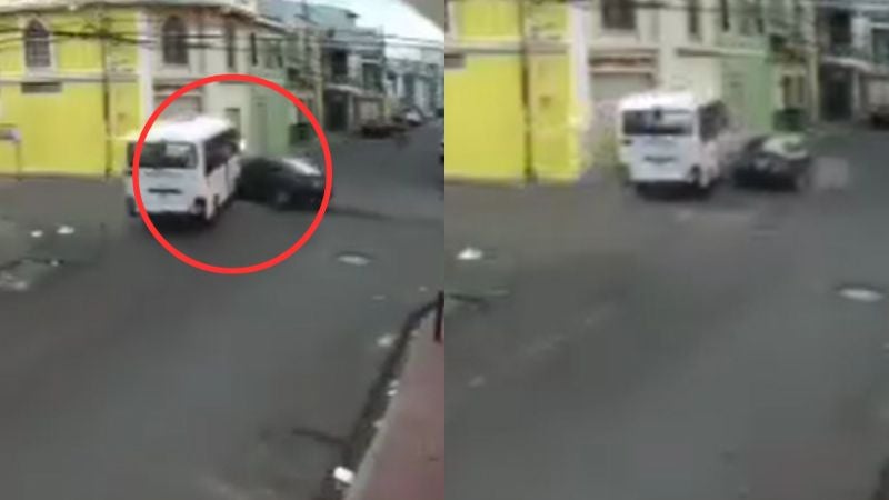 accidente rapidito en Comayagüela