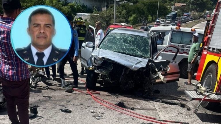 Muere mecánico de aviación en accidente vial en la colonia Quezada, TGU