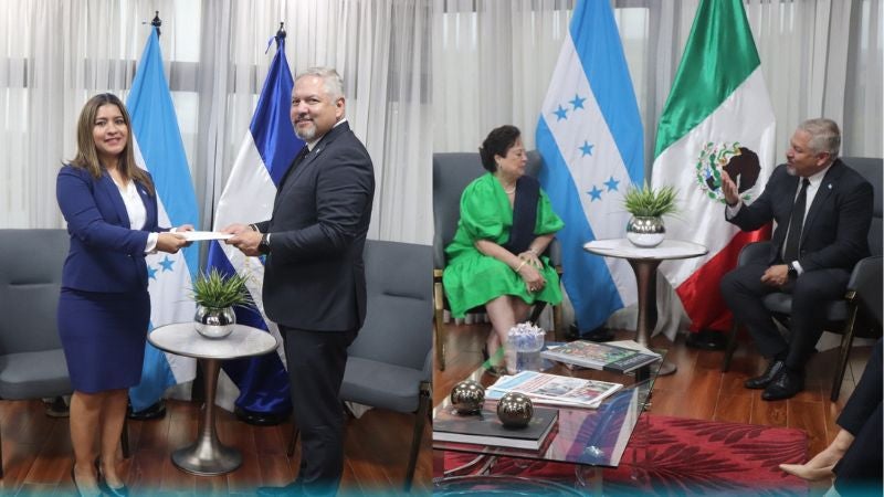 Embajadas de México y Nicaragua entregan copias de estilo a Honduras