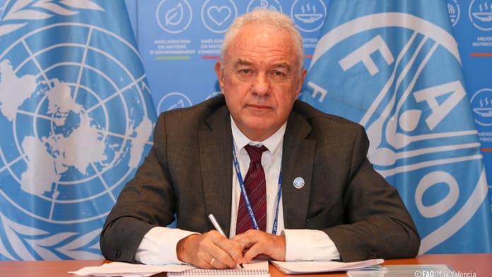 Mario Lubetkin, subdirector general y representante regional de la FAO.