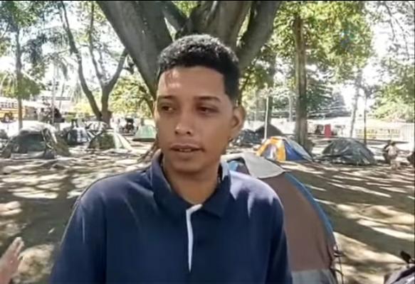 Migrante venezolano