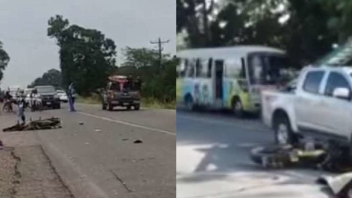 mueren conductores de motocicleta