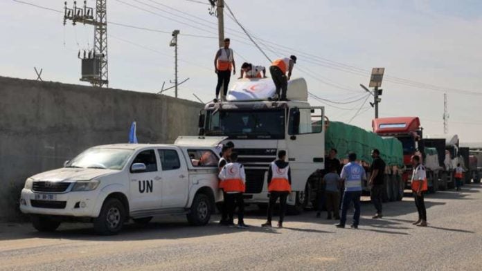 Ayuda humanitaria en Franja de Gaza