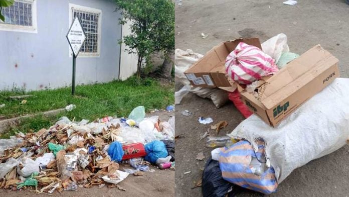 Basura residencial San Carlos Choloma