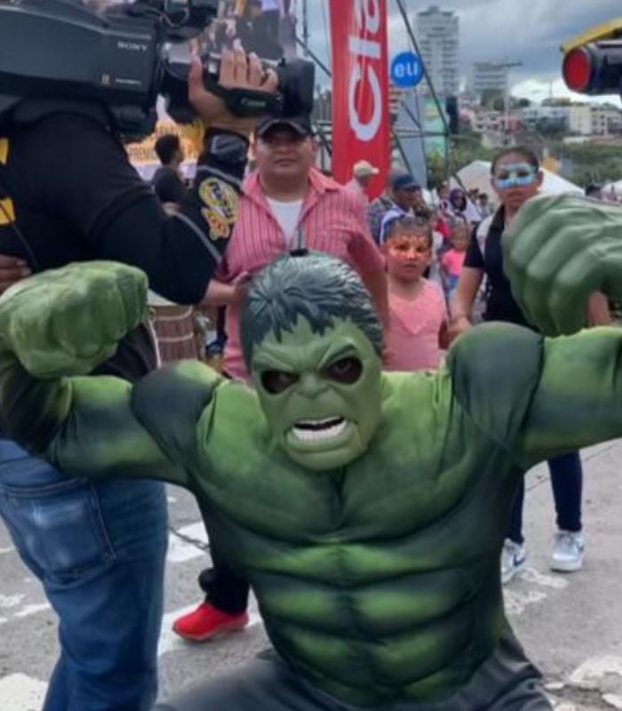 disfraces en carnaval de Tegucigalpa