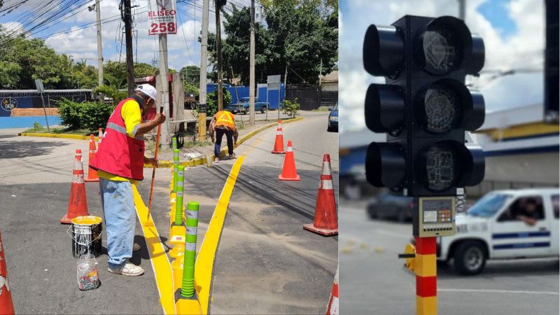 semáforos inteligentes en Tegucigalpa