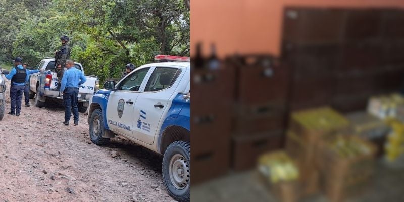 Decomisan 15 mil lempiras en bebidas alcohólicas en Comayagua