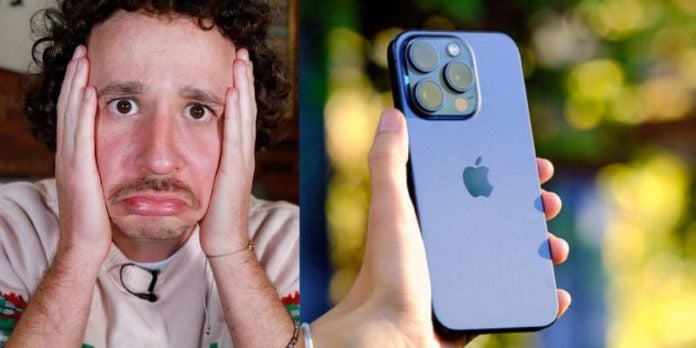 Luisito Comunica decepcionado porque su nuevo iPhone 15 se descarga rápido