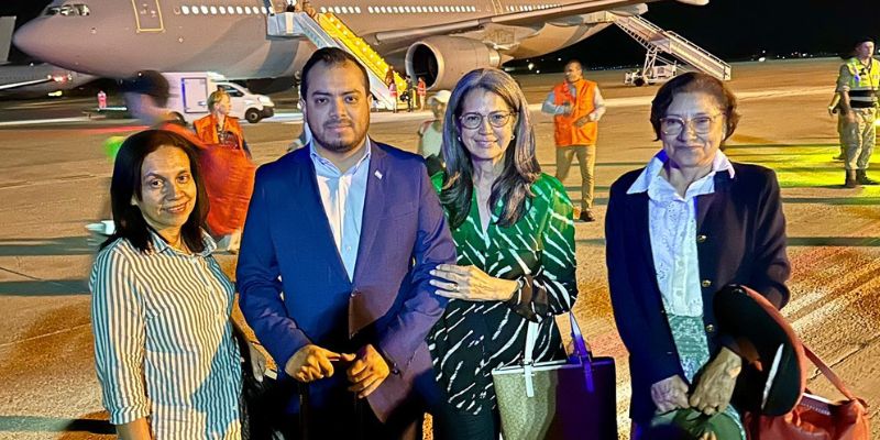 3 hondureños evacuados de Israel llegan a Madrid en segundo vuelo del ejército