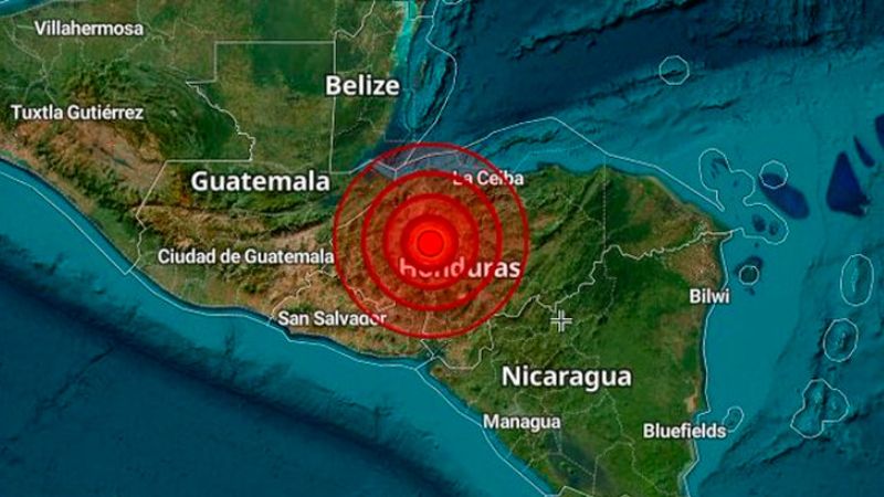 sismos en Honduras