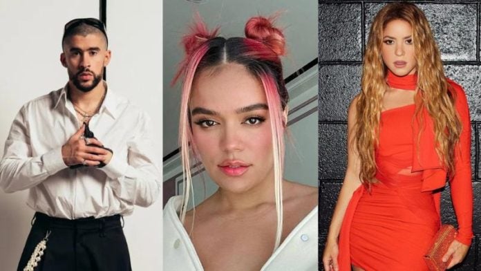 Bad Bunny le tira a Shakira y Karol G