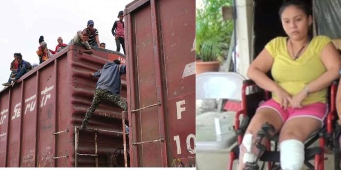 Hondureña pierde una pierna al intentar subir el tren 