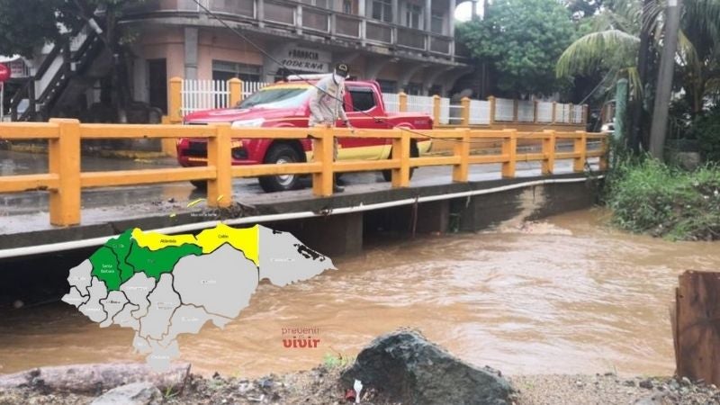 Alerta amarilla Colón Islas Bahía