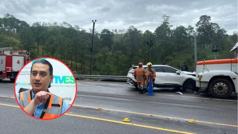 Delitos esposa Bográn accidente