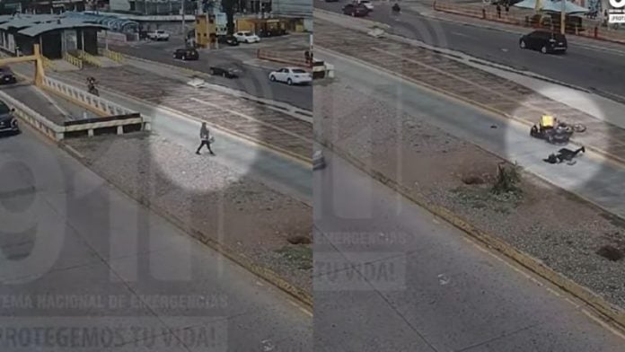 Motociclista embiste joven Tegucigalpa