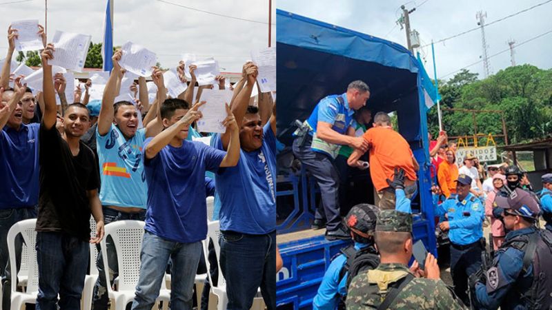 Nicaragua indulta a hondureños