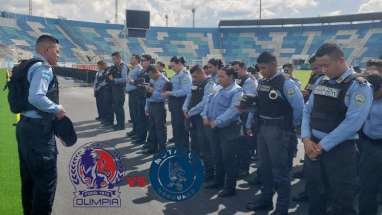 Medidas clásico Olimpia Motagua