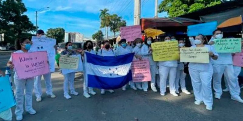 Enfermeras profesionales se van a paro a partir de mañana