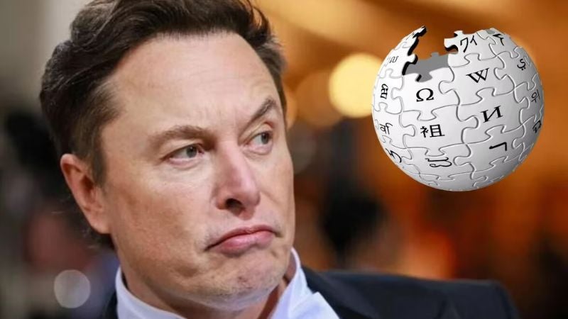 Elon Musk ofrece un billón dólares por cambiar el nombre de Wikipedia