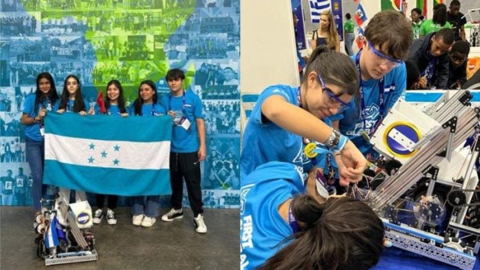 ¡Orgullo! Hondureños ganan primer lugar en competencia de robótica en Singapur