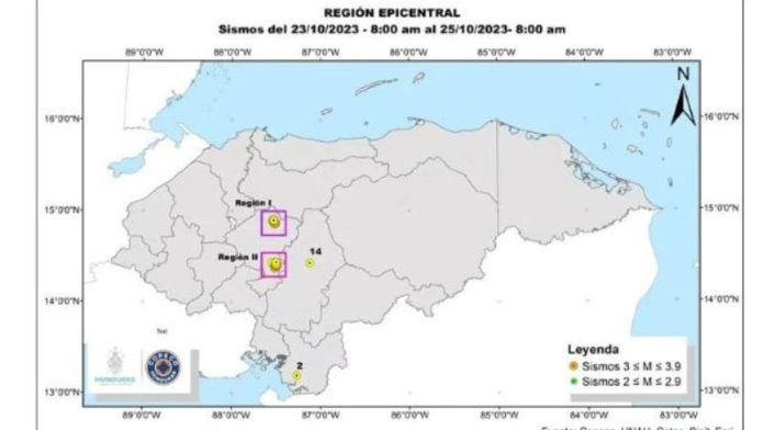 23 sismos 48 horas