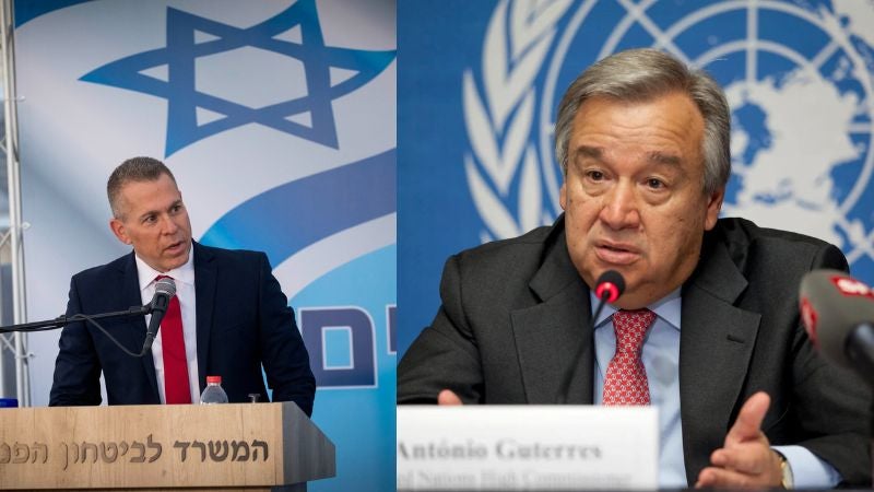 Israel rompe relaciones con la ONU y exige la dimisión de Guterres