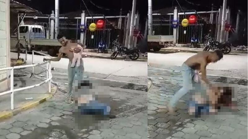 Hombre golpea a mujer en san Lorenzo