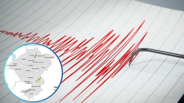 Sismos en Comayagua.