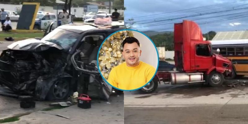 Accidente vial entre rastra y vehículo deja pérdidas materiales en Cortes