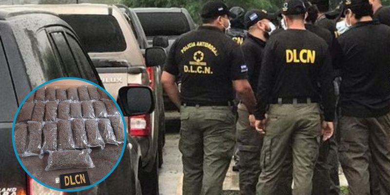 Allanamientos dejan cuatro detenidos con droga, armas y dinero en Copán