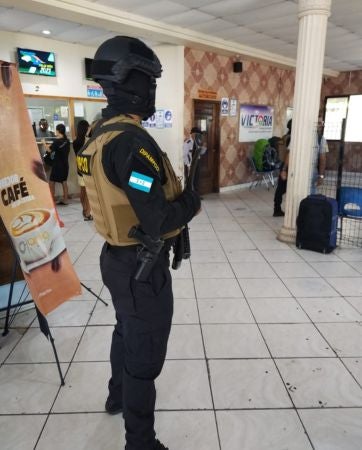 Refuerzan seguridad en empresas de transporte de La Ceiba, por la extorsión