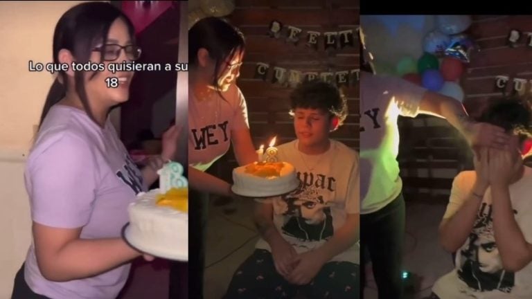 Joven mexicano cumple 18 años y su mamá le contrata una stripper